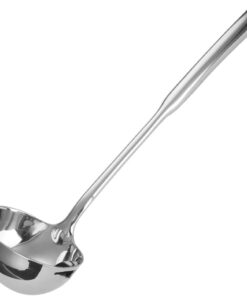 Fat Separator, 18/8 Stainless Steel Oil Separator Soup Ladle 12.6 Inch Gravy Food Grease Strainer Separater, Cooking Fat Remover Strainer for Soups, Sauces, Stews (1 pack)