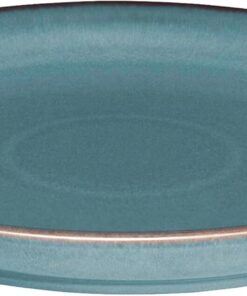 Alternative view of e Dinner Plate - 10.25in Single Large Dinnerware, Lunch Plates For Everyday Use - Blue Ceramic Stoneware Tableware - Dishwasher & Microwave Safe - Scratch Resistant