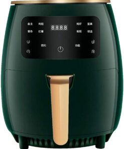 4.5L Airfryer 1200W with Rapid Air Technology, Air Fryer Household Electric Fryer Automatic for Healthy Oil Free, lofty ambition, Green