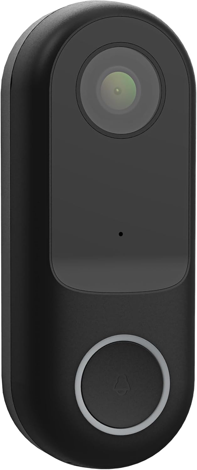 1080P Wired Smart Doorbell Camera with SD Storage, Motion Alerts, 30ft Night Vision and Two-Way Audio