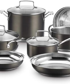 Black Stainless Collection 11 Pc. Set