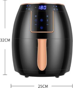 Alternative view of Air Fryer, 5.5 L, ‎1300 W, 8-in-1, Uses No Oil, Air Fry, Roast, Reheat, Dehydrate, Non-Stick, Dishwasher Safe Basket, Cooks 2-4 Portions, Digital