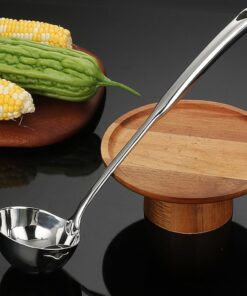 Alternative view of Fat Separator, 18/8 Stainless Steel Oil Separator Soup Ladle 12.6 Inch Gravy Food Grease Strainer Separater, Cooking Fat Remover Strainer for Soups, Sauces, Stews (1 pack)