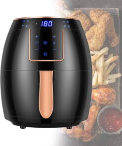 Air Fryer, 5.5 L, ‎1300 W, 8-in-1, Uses No Oil, Air Fry, Roast, Reheat, Dehydrate, Non-Stick, Dishwasher Safe Basket, Cooks 2-4 Portions, Digital