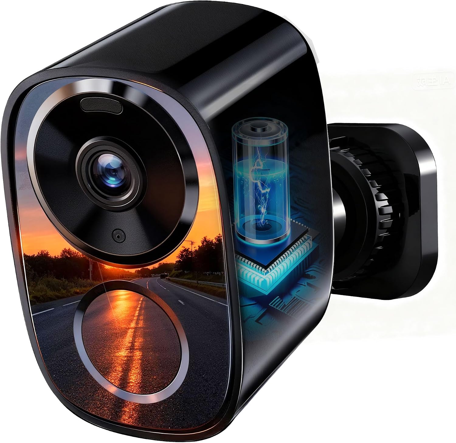 Enhanced 2K UHD Wireless Outdoor Security Cameras with Cloud and SD Storage, Dual-Band WiFi, Full-Color Night Vision, 6-Month Battery, Motion Alerts, IP66 Weatherproof and Two-Way Talk