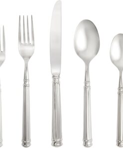 18/10 Stainless Steel Flatware, 20 Piece Place Setting With Table Knives, Forks and Spoons (Service For 4), Dishwasher Safe, Mirrored