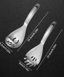 Alternative view of Stainless Steel Kitchen Spoon, 2025 New Multipurpose Grinding Spoon Strainer Spatula Cooking Spoon, Kitchen Utensils Set Grinding Spoon Garlic Grater, Home Kitchen Gadget (Grinding Spoon 1pcs)