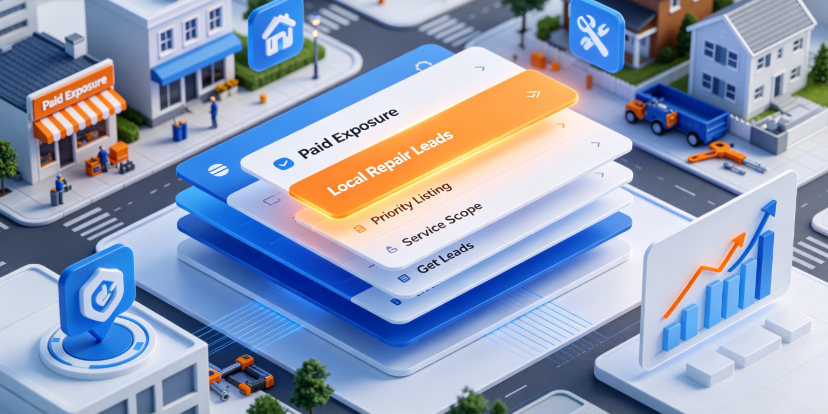Paid Exposure on Local Skilled Trades Directory to Capture Local Repair Leads