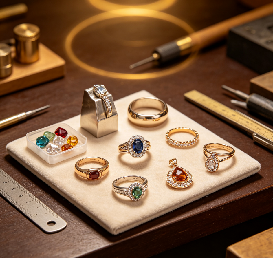 End-to-end custom jewelry services