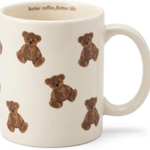 Cute Teddy Bear Pattern Ceramic Mug